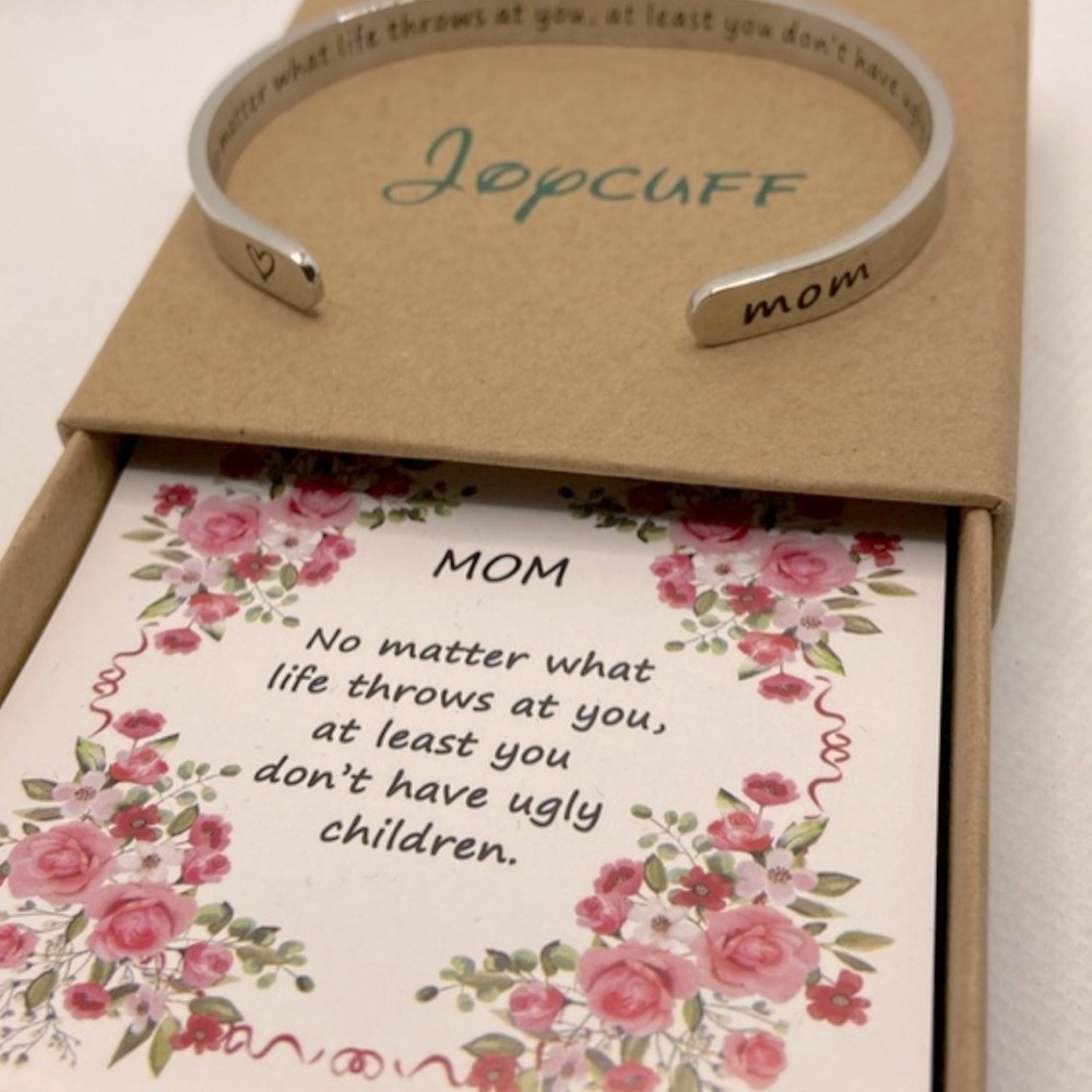 JoyCuff Inspirational Mantra Cuff Bracelets
